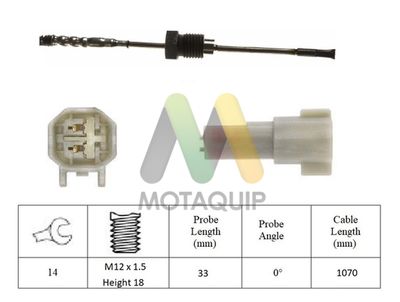SENZOR TEMPERATURA GAZE EVACUARE