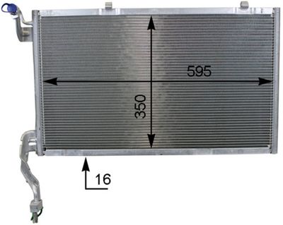 CONDENSATOR CLIMATIZARE MAHLE AC10000P 9