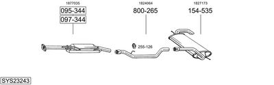 SISTEM DE ESAPAMENT BOSAL SYS23243