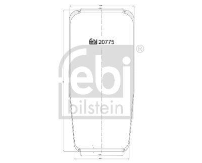 FEBI BILSTEIN Federbalg, Luftfederung