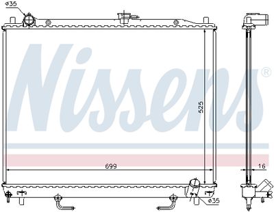 KüHLER MOTORKüHLUNG NISSENS 68181A 5