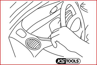 Montážní klín - sada KS TOOLS 911.8120