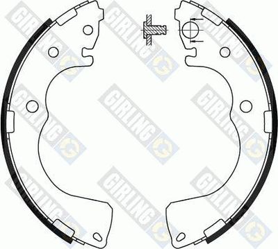 Комплект тормозных колодок GIRLING 5184359 для MAZDA MPV