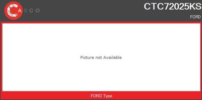 CASCO CTC72025KS Турбина  для FORD FIESTA IV (JA_, JB_) 1.8 D