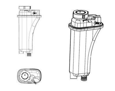 AUSGLEICHSBEHäLTER KüHLMITTEL NRF 454042 4
