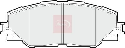 APEC Brake Pad Set, disc brake PAD1592