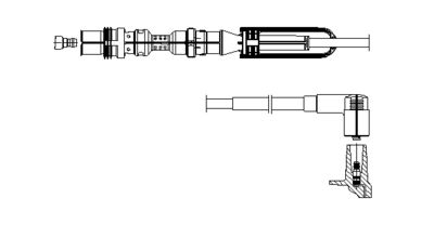 Провод зажигания BREMI 1A10E73 для VW BORA