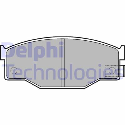 Комплект тормозных колодок, дисковый тормоз DELPHI LP582 для ISUZU PIAZZA