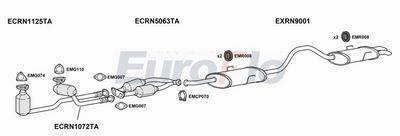 Układ wydechowy EUROFLO RNAVA304001
