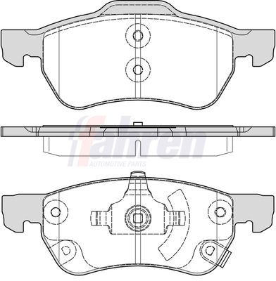 Fahren Brake Pad Set, disc brake FBP3985