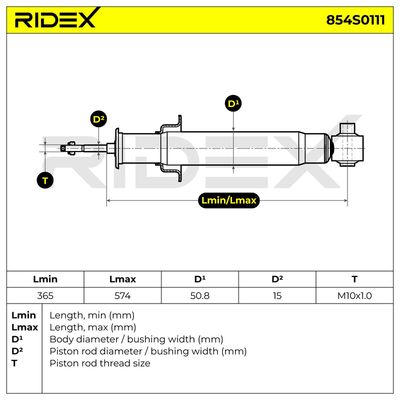 амортисьор RIDEX