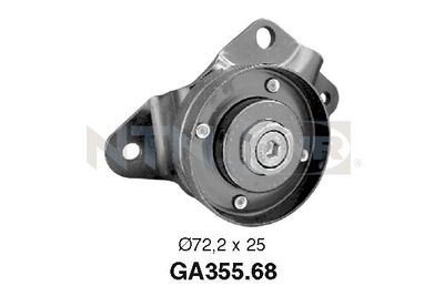 Rolka napinacza, pasek klinowy wielorowkowy SNR GA355.68