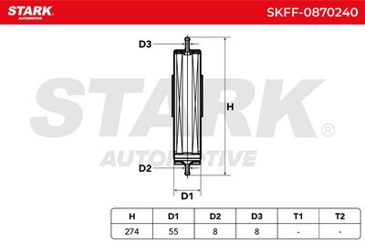 горивен филтър STARK SKFF-0870240