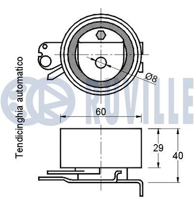 ROLA INTINZATOR CUREA DISTRIBUTIE RUVILLE 541201 1