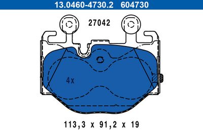 Remblokken set Voor , past: BMW 5 (G60, G90, G68) 2.0DH/2.0H 07.23-