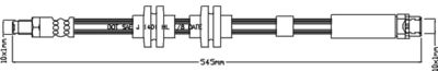 Brake Hose JURATEK JBH1090