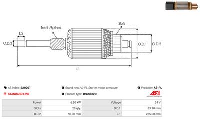ARMATURA DEMAROR AS-PL SA0001 1