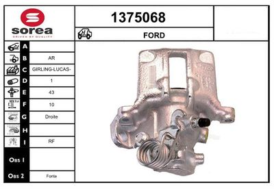 BREMSSATTEL SNRA 1375068