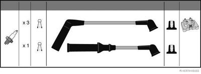 SET CABLAJ APRINDER Herth+Buss Jakoparts J5382001 1