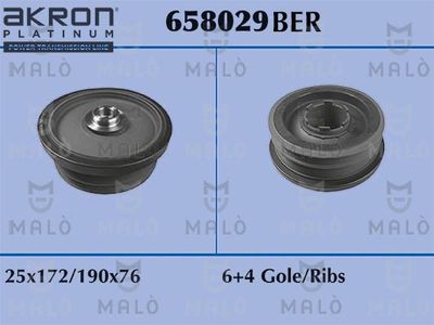 ремъчна шайба, колянов вал AKRON-MALÒ 658029BER