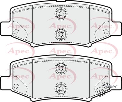 Brake Pad Set APEC PAD1687