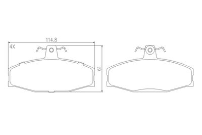 SET PLACUTE FRANA FRANA DISC BOGAP A8210138 4
