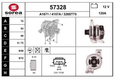 GENERATOR EAI 57328