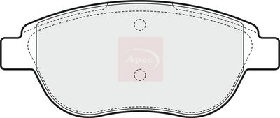 APEC Brake Pad Set, disc brake PAD1548