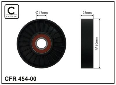 Tensioner Pulley, V-ribbed belt 454-00