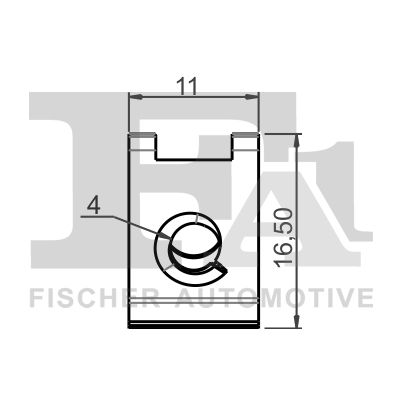 Plechová matka FA1 99-10095.5