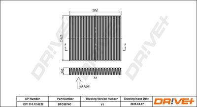 FILTER INNENRAUMLUFT DR!VE+ DP1110120222 0