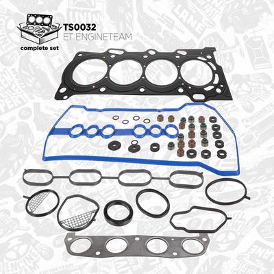 комплект гарнитури, цилиндрова глава ET ENGINETEAM TS0032