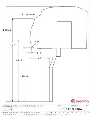 BREMBO Didelio efektyvumo stabdžių komplektas