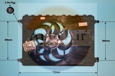 Electric Motor, radiator fan Auto Air Gloucester 05-1259