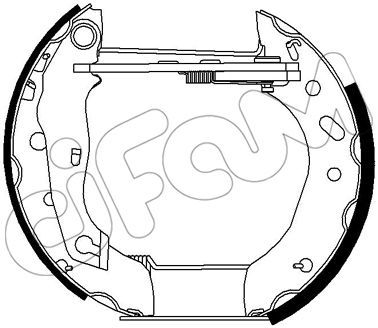 Комплект тормозных колодок CIFAM 151-425 для FORD COURIER