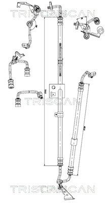 Wąż hydrauliczny, system kierowania TRISCAN 851623012