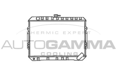 Радиатор, охлаждение двигателя AUTOGAMMA 100595 для MITSUBISHI PAJERO