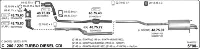 Układ wydechowy IMASAF 553000021