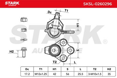 Шарнири STARK SKSL-0260296