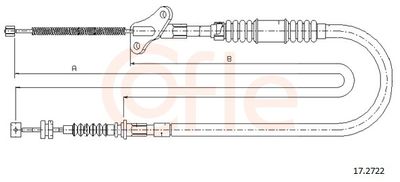 CABLU FRANA DE PARCARE