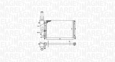 MAGNETI MARELLI Kühler, Motorkühlung