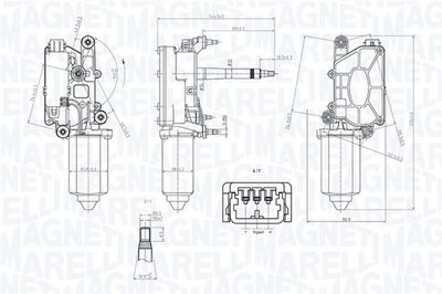 MOTOR STERGATOR MAGNETI MARELLI 064070500010