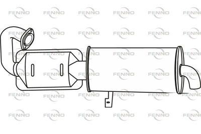 Катализатор FENNO P9667CAT для SMART CABRIO