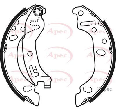 Brake Shoe Set APEC SHU647