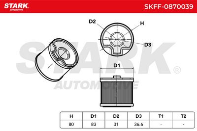 горивен филтър STARK SKFF-0870039