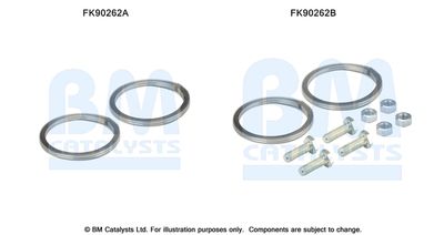 Монтажный комплект, катализатор BM CATALYSTS FK90262 для TOYOTA MR2