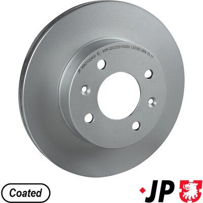 спирачен диск JP GROUP 3563102400