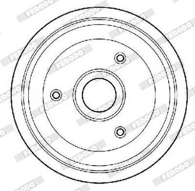 BREMSTROMMEL FERODO FDR329156 2