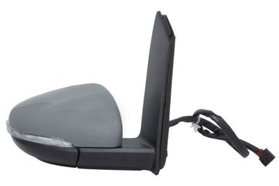 Zijspiegel Rechts (elektrisch, in reliëf, met verwarming, under-coated, met geheugen, elektrisch opklapbaar, met indicator) past: VW TOURAN I 05.10-05.15