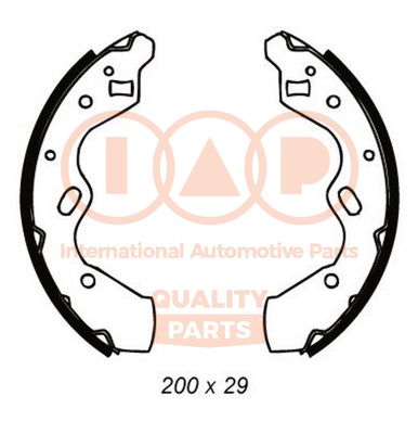 Комплект тормозных колодок IAP QUALITY PARTS 705-11080 для MAZDA DEMIO
